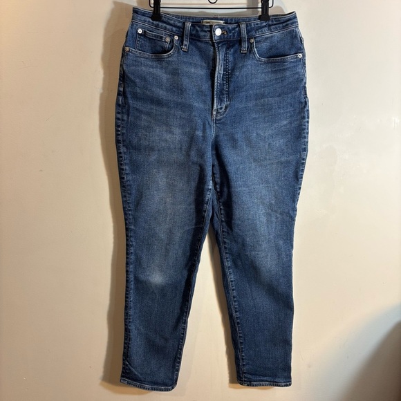 MADEWELL SZ 30 The Curvy Perfect Vintage Mid Wash High Rise Blue Jeans - Picture 2 of 12